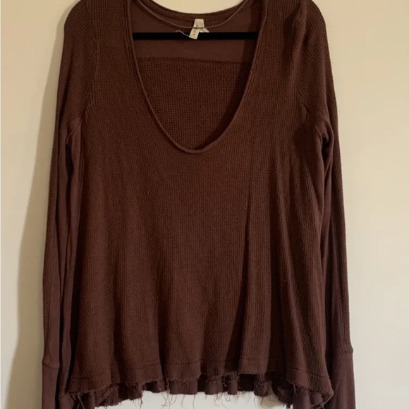 Free people brown thermal - Picture 5 of 5